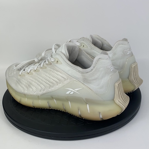 Reebok Zig Kinetica White Athletic Running Shoes EH2814 Women's Size 8 - Picture 7 of 12